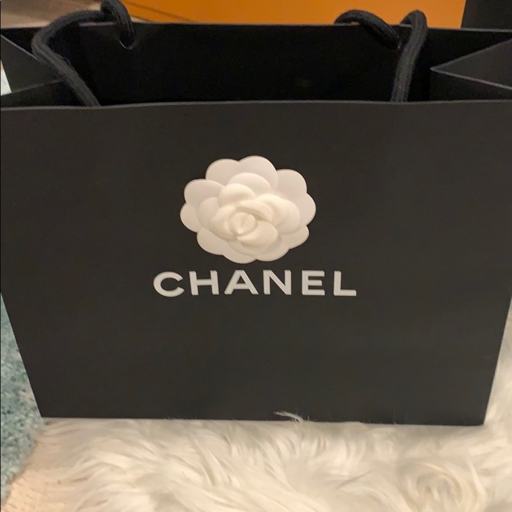Chanel paper bag 11,5”x9,5”x5”